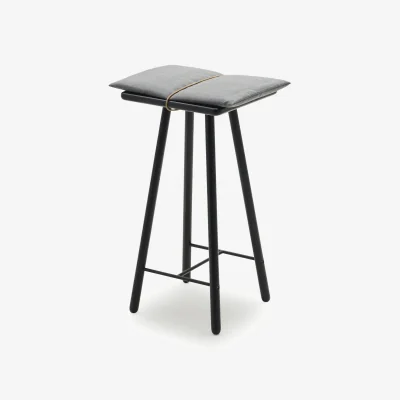 Nordic Nest Skagerak Georg barstool low Black stained oak