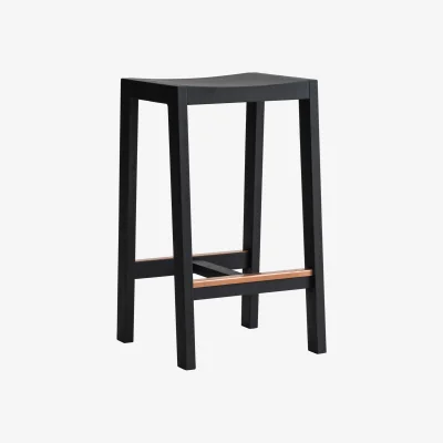 Nordic Nest Vaarnii 016 Maasto Bar Stool bar stool Black-stained pine 65 cm