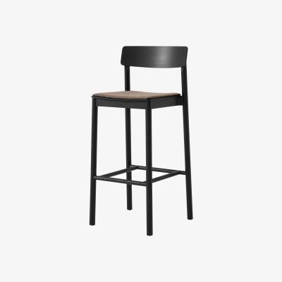 Nordic Nest &Tradition Betty TK17 Bar Chair 75 cm Fuse 0351-black laquered ash