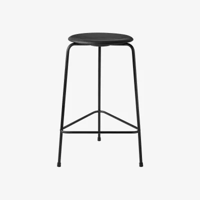 Nordic Nest Fritz Hansen High Dot counter stool 3 legs Essential black-matt black