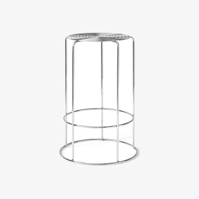 Nordic Nest &Tradition Wire VP15 bar stool Stainless steel 65 cm