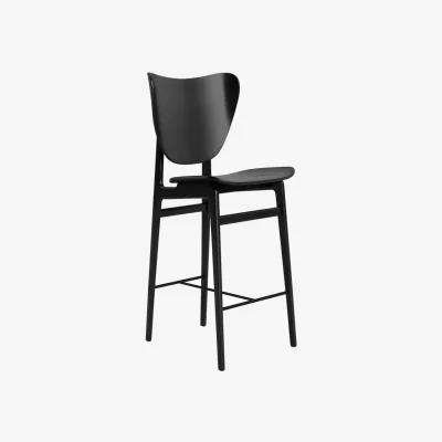 Nordic Nest NORR11 Elephant bar stool Black 65 cm