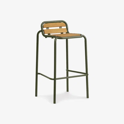 Nordic Nest Normann Copenhagen Vig Robinia bar stool 75 cm Green