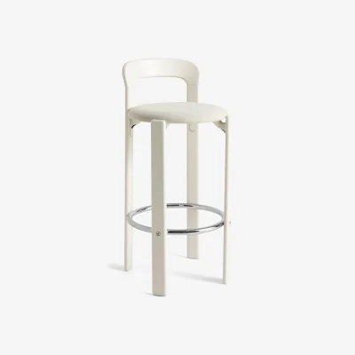 Nordic Nest HAY Rey bar stool upholstered 75 cm Mode 011-cream white