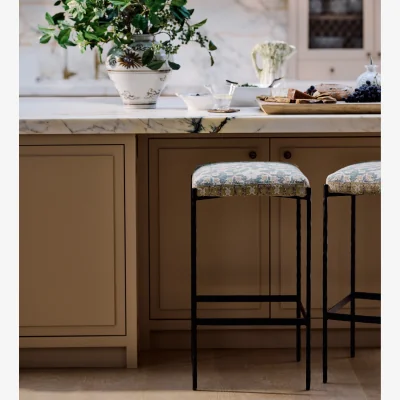 OKA OKA, Abellona Bar Stool - Kirmani Green, Bar Stool
