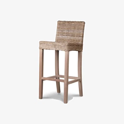 Olivia's Garden Trading Bembridge Natural Bar Stool in Natural | Outlet