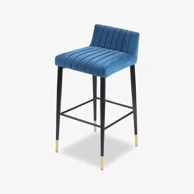 Olivia's Liang & Eimil Coltane Toscana Polar Blue Bar Stool | Outlet