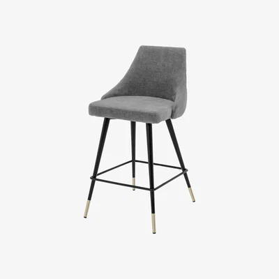 Olivia's Eichholtz Cedro Counter Stool Carck Grey | Outlet