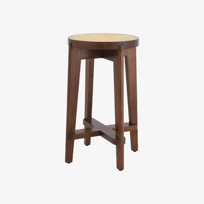 Olivia's Eichholtz Dareau Counter Stool in Classic Brown