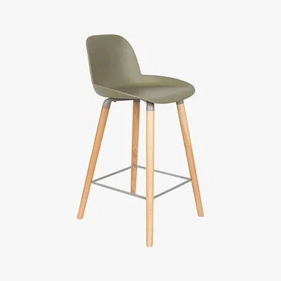 Olivia's Zuiver Albert Kuip Bar Stool Green / Green / Large