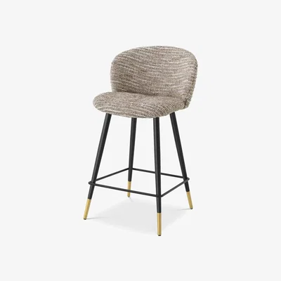 Olivia's Eichholtz Cliff Volante Counter Stool in Mademoiselle Beige
