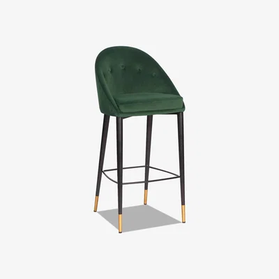 Olivia's Liang & Eimil Arden Stool – Gainsborough Emerald Green Velvet | Outlet