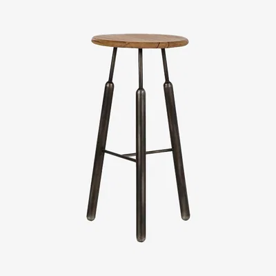 Olivia's Andrew Martin Blanka Brown Bar Stool