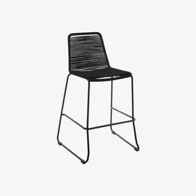 Olivia's Olivia's Steph Rope Bar Stool Black
