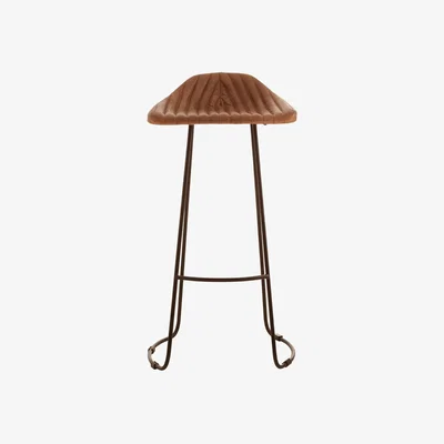 Olivia's Olivia's Belle Tapered Bar Stool Light Brown / Light Brown