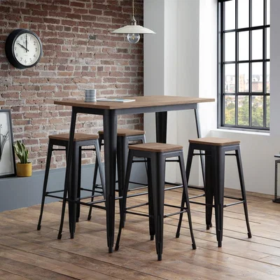 Olivia's Olivia's Set of 4 Grafnton Backless Bar Stools