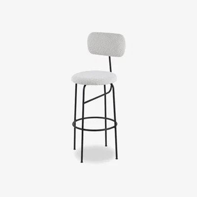Olivia's Liang & Eimil Seclus Bar Stool - Boucle Sand | Outlet