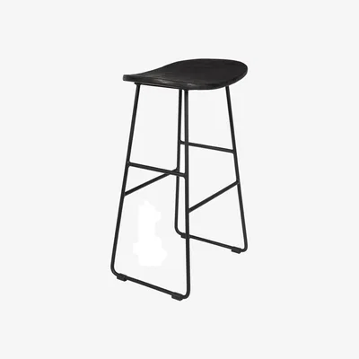 Olivia's Olivia's Nordic Living Collection - Tait Counter Stool in Black