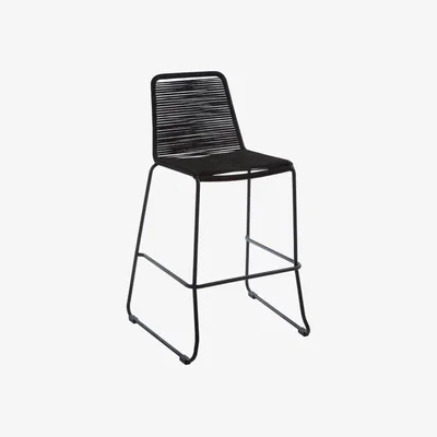 Olivia's Olivia's Bar Stool Steph Rope Black | Outlet