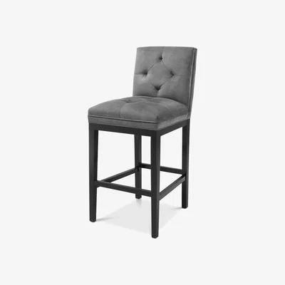 Olivia's Eichholtz Cesare Bar Stool in Granite Grey