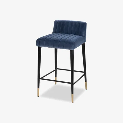 Olivia's Liang & Eimil Coltrane Counter Stool Cobalt Blue