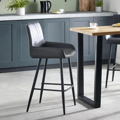 Downtown Julian Bowen Soho Barstool In Black
