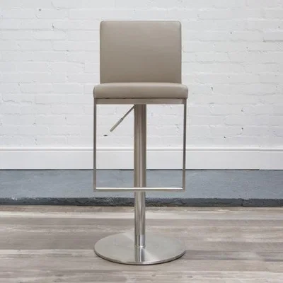 Downtown HND Cadiz Bar Stool - Cream PU Leather