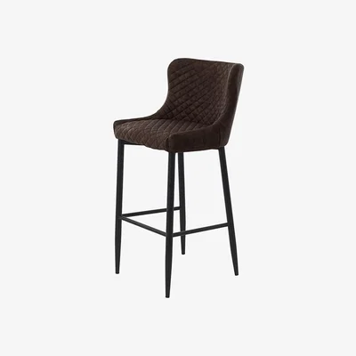 Downtown Downtown Seattle Bar Stool - Brown PU Leather