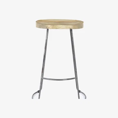 The Range Solid Breakfast Bar Stool  - Grey
