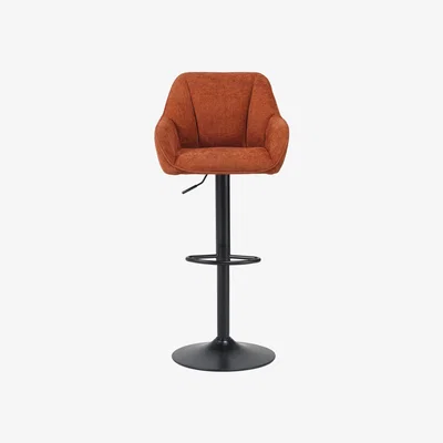 The Range Burnt Orange Bar Stool - Orange