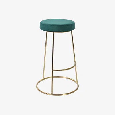 The Range Set of 2 Opera Bar Stools - Dark Teal