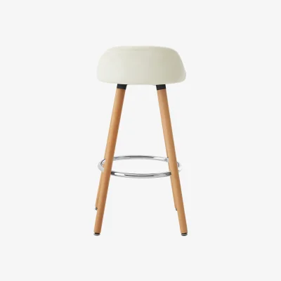 The Range Normann White Bar Stool - White