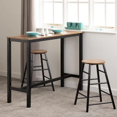 The Range Athens Breakfast Bar Set - Acacia Effect - Aracia Effect