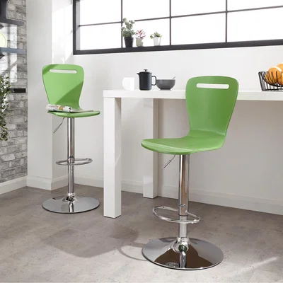 The Range Long Island Bar Stools Pair - Green