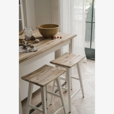 The Range Florence Breakfast Bar Stool 65cm Tall - White