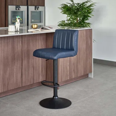 The Range George Bar Stool - Blue