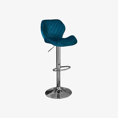The Range Teal Linear Bar Stool - Teal