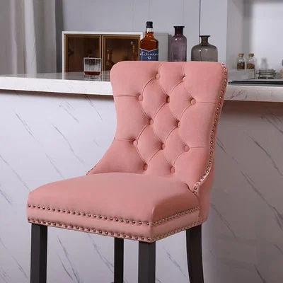 The Range Adrianna Barstool - Pink