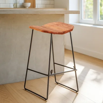The Range New Foundry Bar Stool - Black