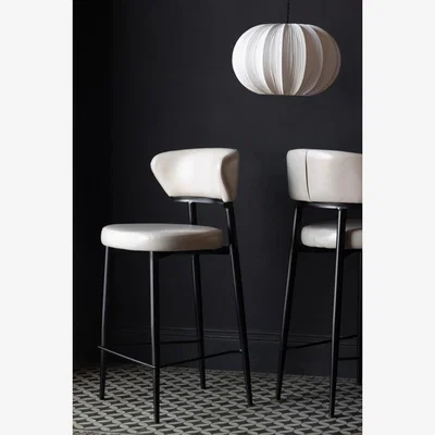 Rockett St George The Blake Bar Stool In Champagne Neutral