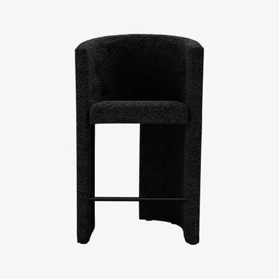 Sofa.com Coco Bar Stool in Ashford Textured Boucle