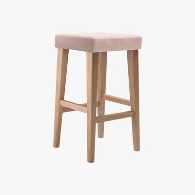 Sofa.com Buttons Tall Stool in Pavilion Pink Brushstroke - sofa.com