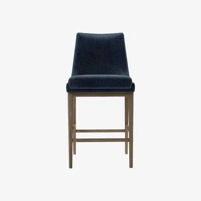 Sofa.com Basil Bar Stool in Portland blue Brushstroke