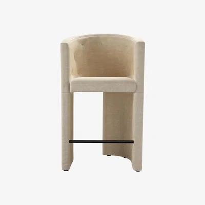 Sofa.com Coco Bar Stool in Chantilly Aquaclean Clever Chenille