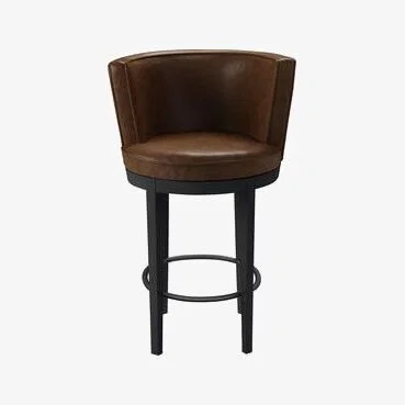 Sofa.com Margaux Bar Stool in Tan Vintage Leather