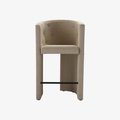 Sofa.com Coco Bar Stool in Pennine Stone Organic Smart Cotton