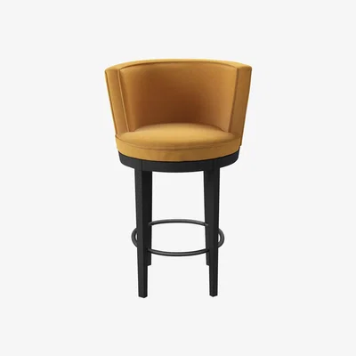 Sofa.com Margaux Tall Stool in Ochre Easy Cotton - sofa.com