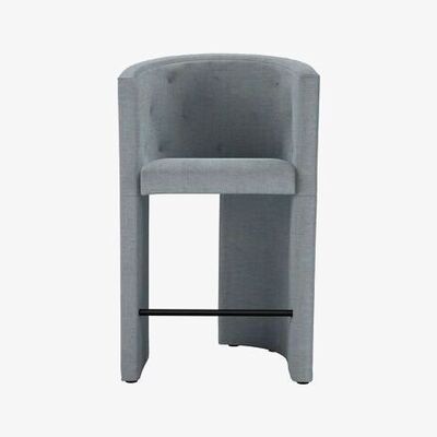 Sofa.com Coco Bar Stool in Buttermere Baylee Viscose Linen