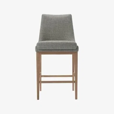 Sofa.com Basil Bar Stool in Grey Marl Highland Tweed