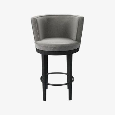 Sofa.com Margaux Bar Stool in Abalone Smart Slubby Cotton